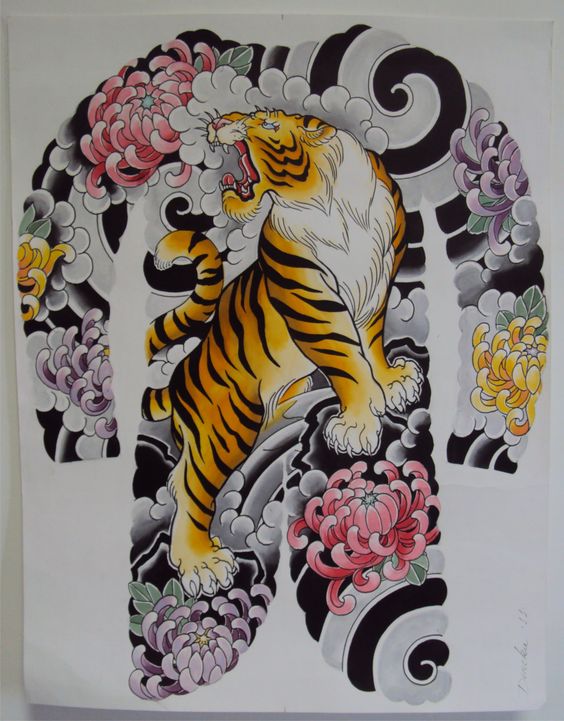 รอยสักญี่ปุ่น สไตล์ Arm Sleeve กับลวดลายที่เต็มเปี่ยมไปด้วยพลัง