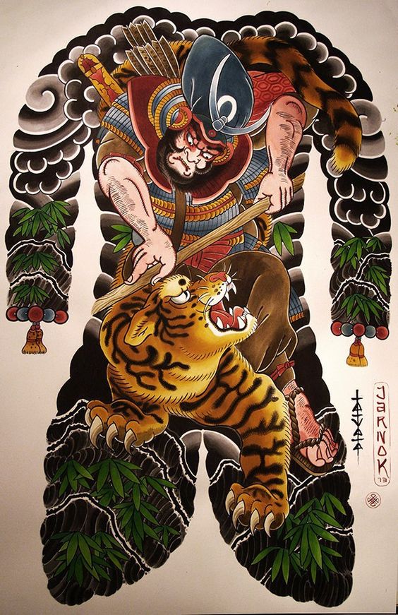 รอยสักญี่ปุ่น สไตล์ Arm Sleeve กับลวดลายที่เต็มเปี่ยมไปด้วยพลัง
