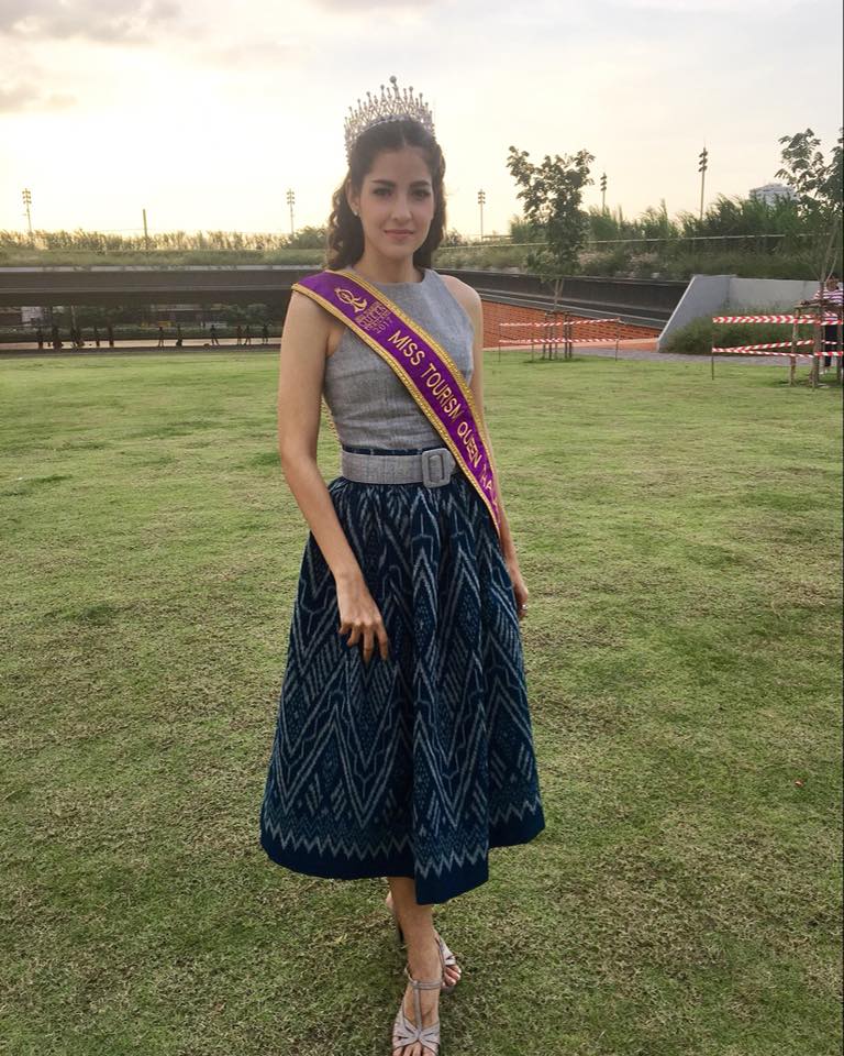 "มอร์แกน" สาวลูกครึ่งไทย-ฝรั่งเศส หน้าหวาน ยิ้มสวย Miss Tourism Queen Thailand 2017