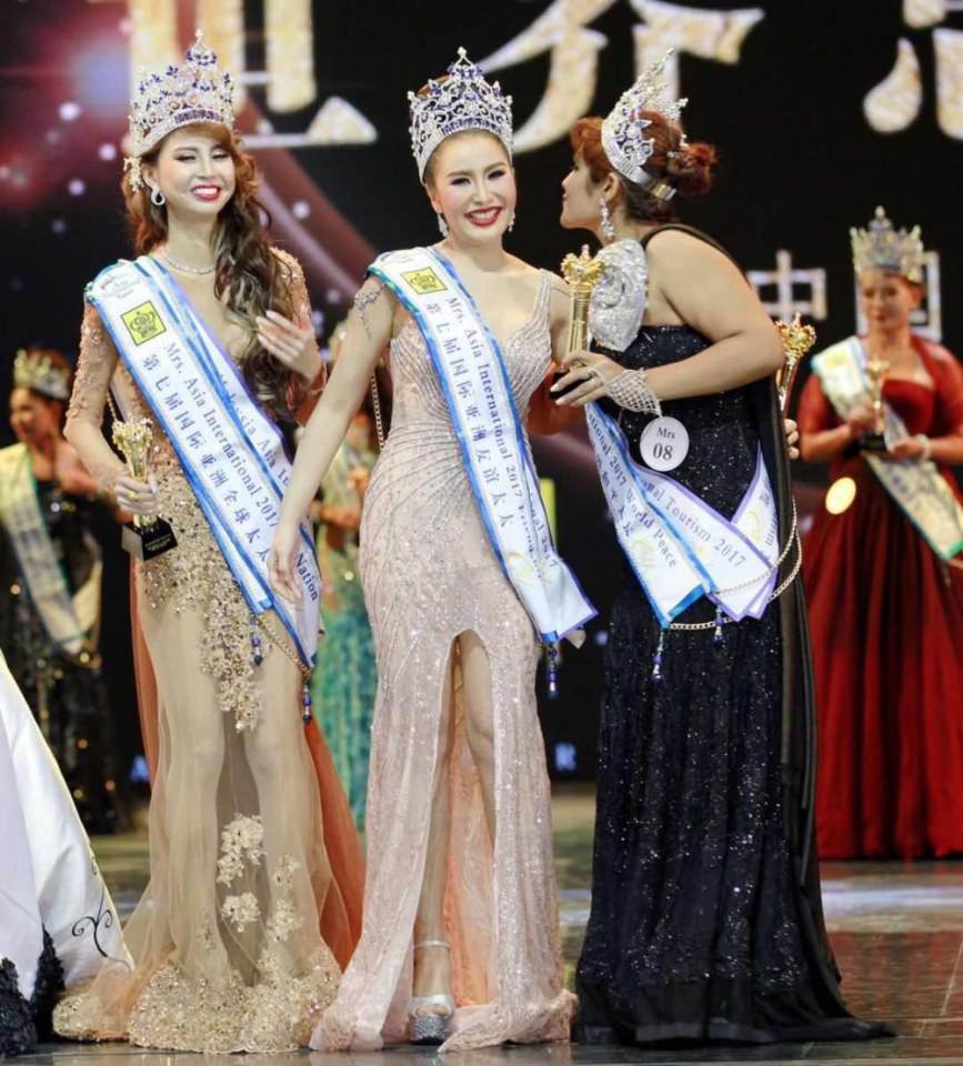 Mrs. Thailand คว้าตำแหน่ง Mrs. Asia International 2017
