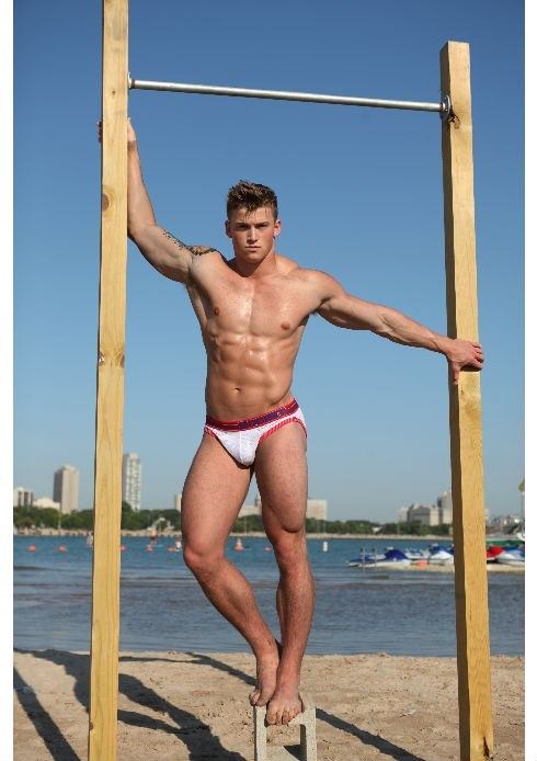 Fluffer: Porn model Will Helm