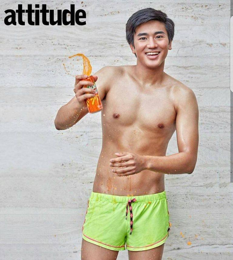 3 หนุ่ม 3 น้ำ แตกกระจาย ใน Attitude Magazine April 2017