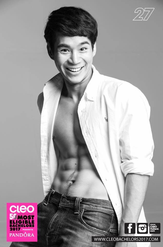 น้องเอิร์ล หนุ่มcleo คว้ารางวัล The Most Stunning Six Pack Bachelors 2017