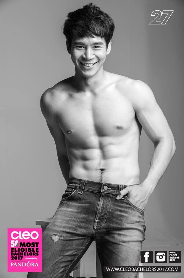 น้องเอิร์ล หนุ่มcleo คว้ารางวัล The Most Stunning Six Pack Bachelors 2017