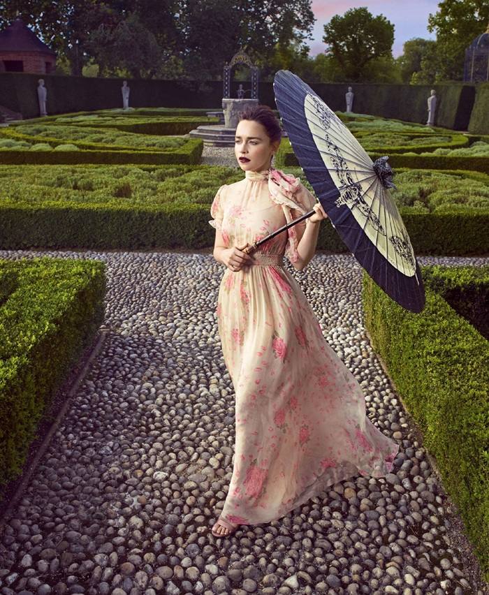Emilia Clarke @ Harper's Bazaar US December 2017