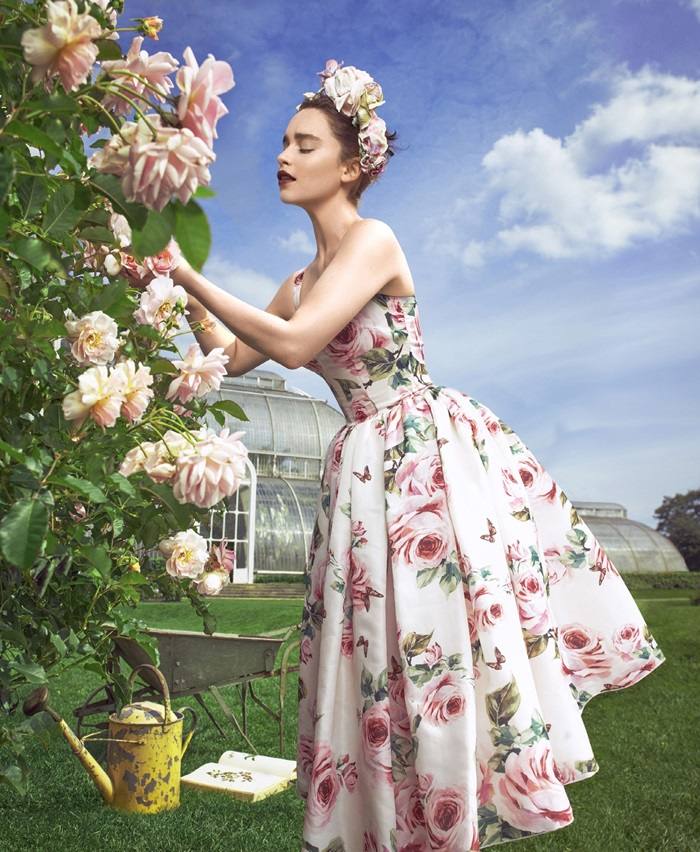 Emilia Clarke @ Harper's Bazaar US December 2017