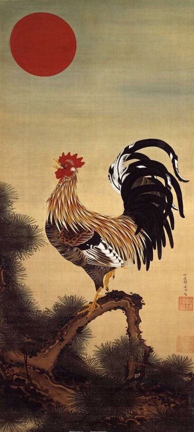 ความยิ่งใหญ่ ของ จีน กับ การเขียนภาพ ไก่