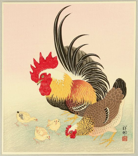 ความยิ่งใหญ่ ของ จีน กับ การเขียนภาพ ไก่