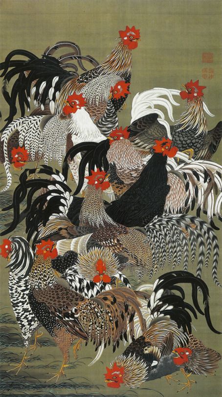 ความยิ่งใหญ่ ของ จีน กับ การเขียนภาพ ไก่