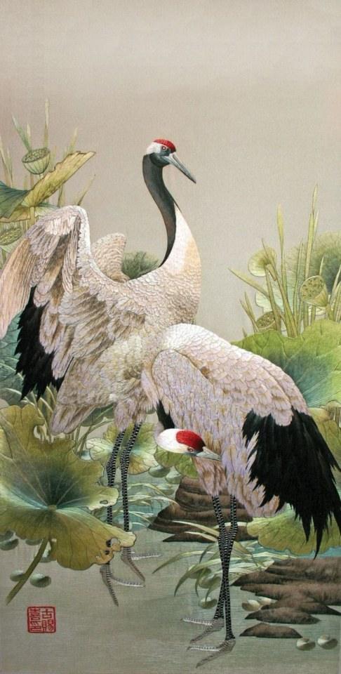 ความยิ่งใหญ่ ของ จีน กับ การเขียนภาพ ไก่