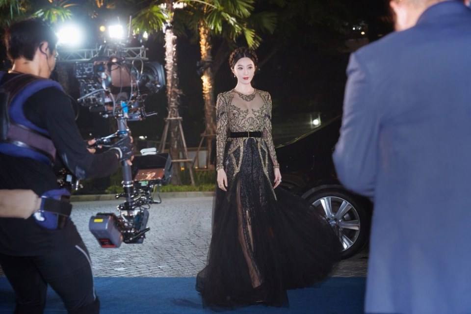 ฟ่านปิงปิง ในงานเปิดตัว King Power รางน้ำ