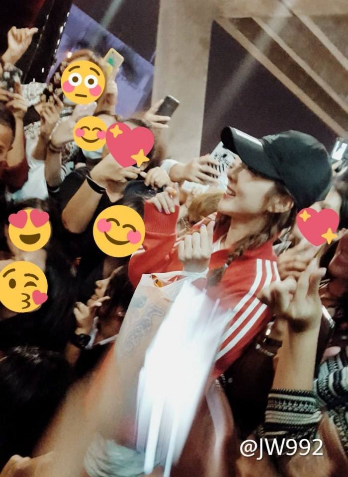 รวมรูป Sandara งาน adidas Brand Center