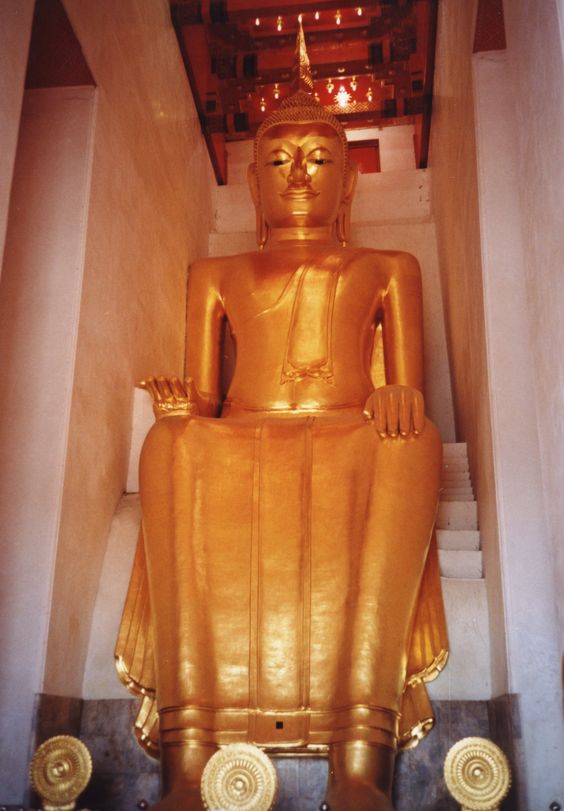 หลวงพ่อโต วัดป่าเลไลยก์วรวิหาร อ.เมือง จ.สุพรรณบุรี