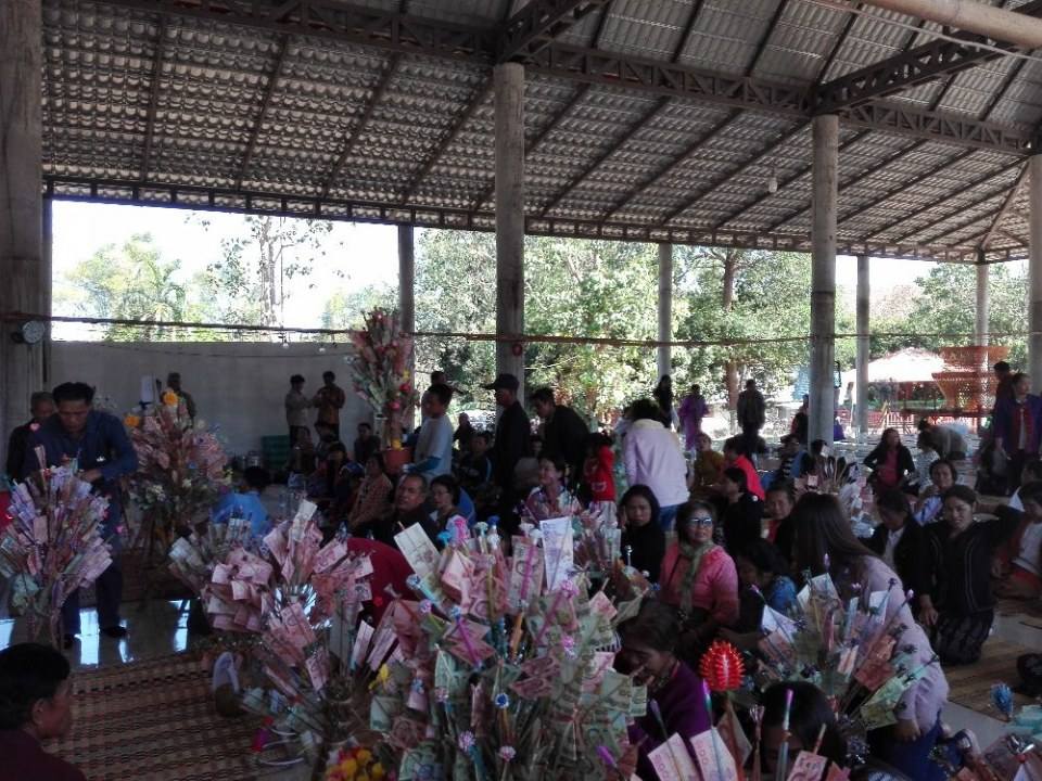 งานบุญผ้าป่า วัดบ้านน้อยพัฒนา พรเจริญ บึงกาฬ