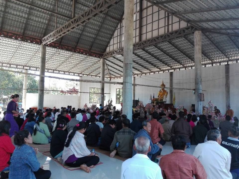 งานบุญผ้าป่า วัดบ้านน้อยพัฒนา พรเจริญ บึงกาฬ