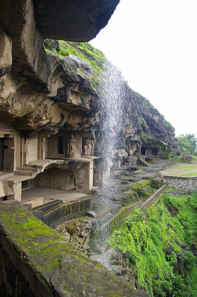 ถ้ำอชันตา (Ajanta Caves) เมืองออรังกาบาด รัฐมหาราษฎร์ ประเทศอินเดีย