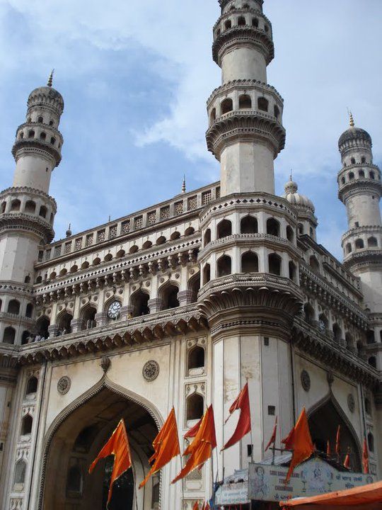 ความงามของสถาปัตยกรรมโมกุลใน Hyderabad ประตูไฮเดอราบัด อินเดีย
