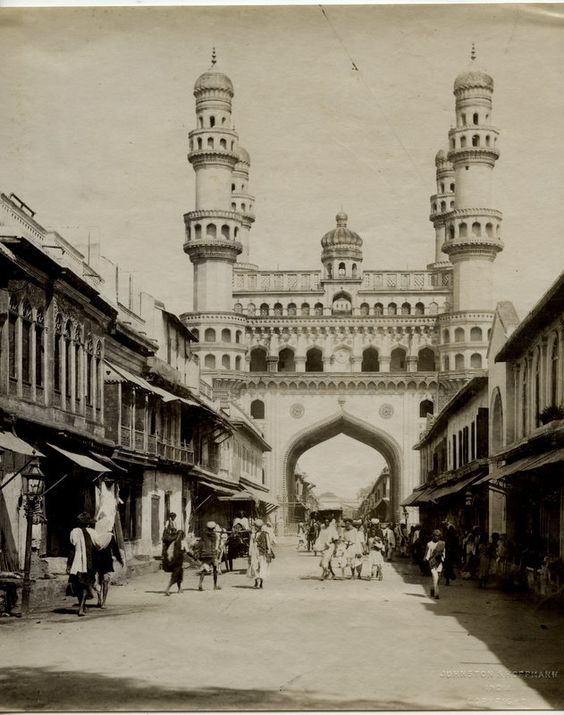 ความงามของสถาปัตยกรรมโมกุลใน Hyderabad ประตูไฮเดอราบัด อินเดีย