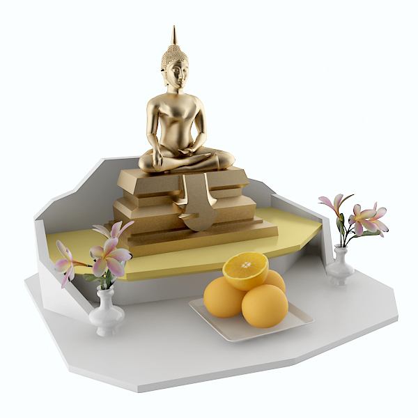 หิ้งพระติดผนัง แบบต่างๆ มาดูกันว่า ติดตั้งยังไงให้ดูทันสมัย โมเดิร์น ในยุคสมัยใหม่