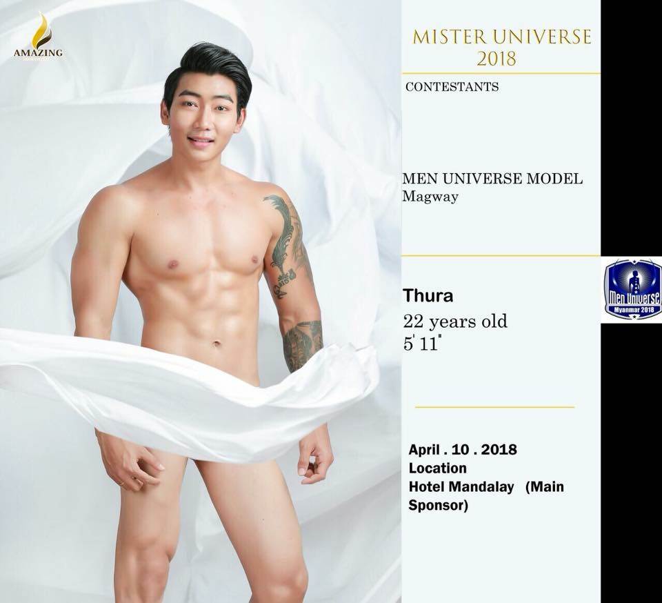 Men Universe Model Myanmar