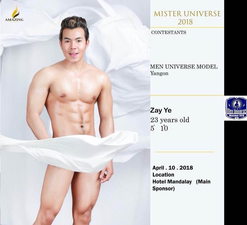Men Universe Model Myanmar
