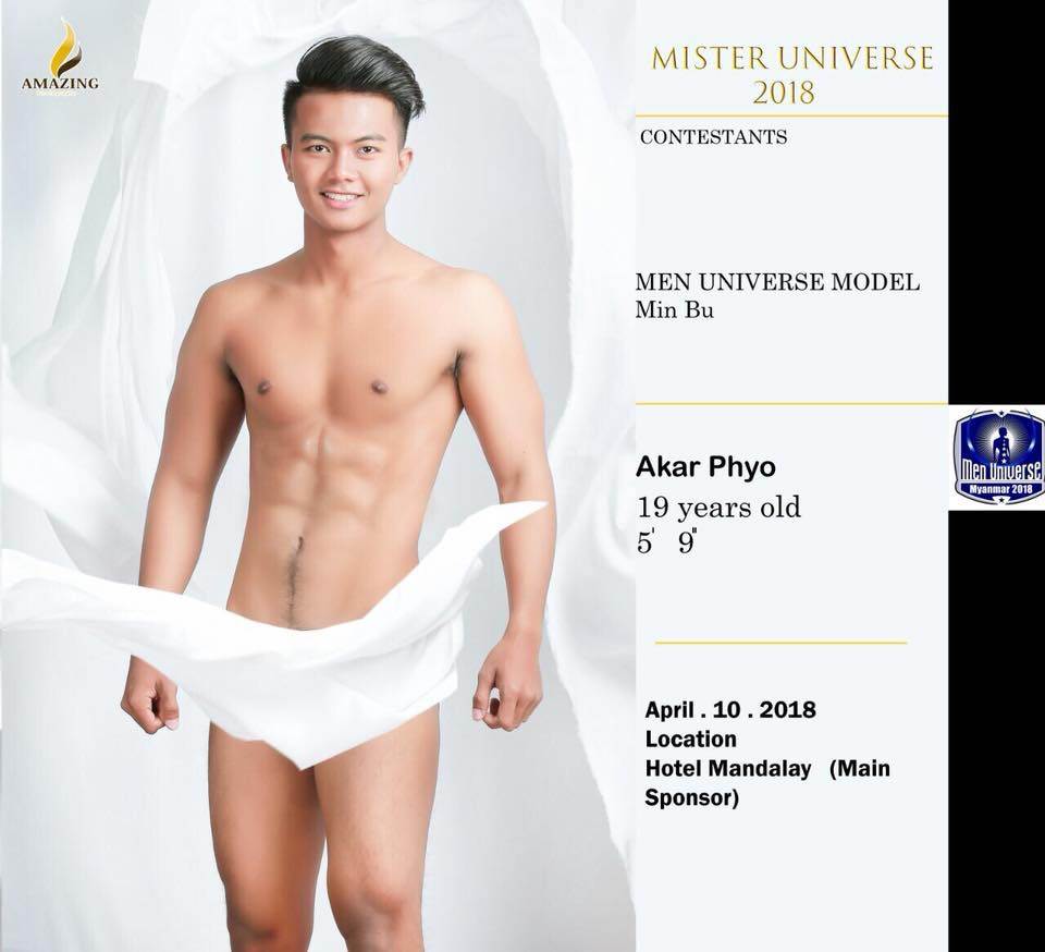 Men Universe Model Myanmar