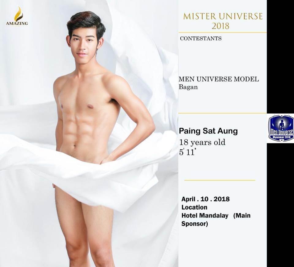 Men Universe Model Myanmar