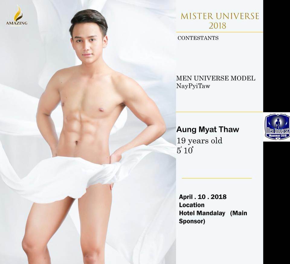 Men Universe Model Myanmar