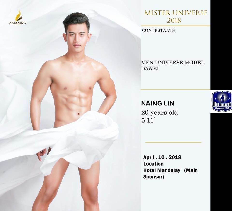 Men Universe Model Myanmar