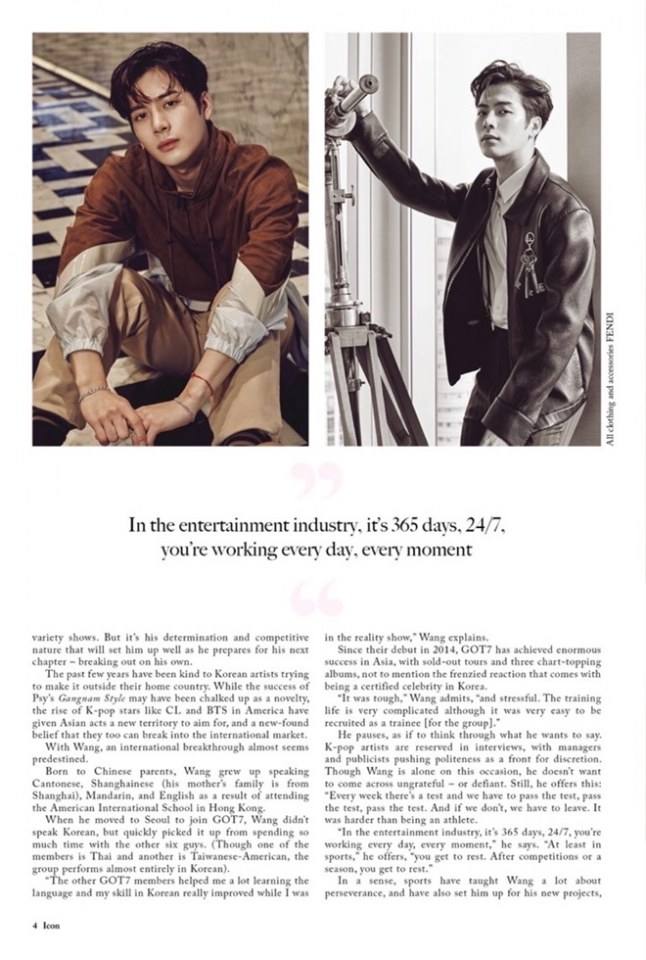 Jackson Wang @ Glass Men Spring 2018