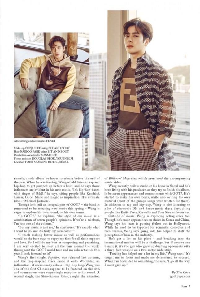 Jackson Wang @ Glass Men Spring 2018