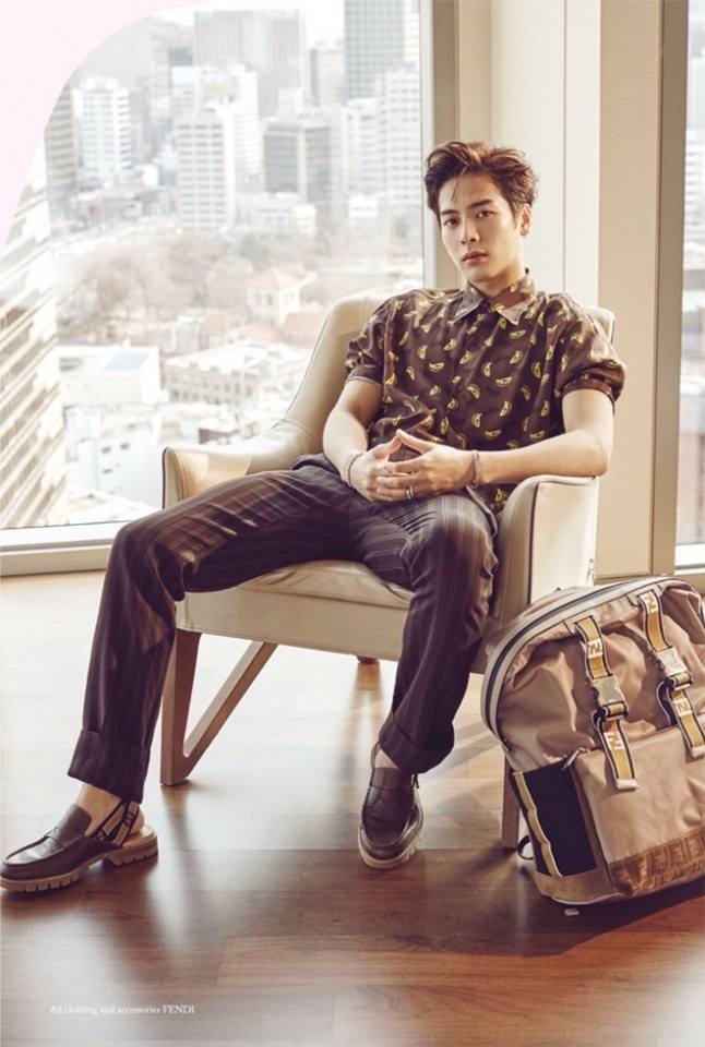 Jackson Wang @ Glass Men Spring 2018