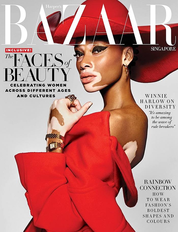 Winnie Harlow @ Harper's Bazaar Singapore May 2018