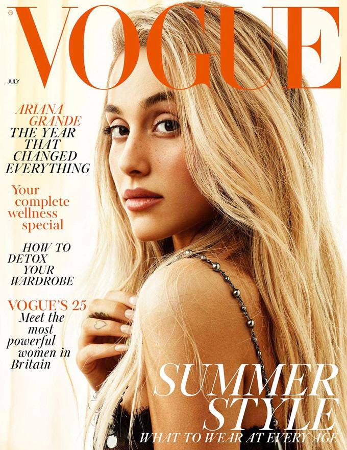 Ariana Grande @ Vogue UK July 2018