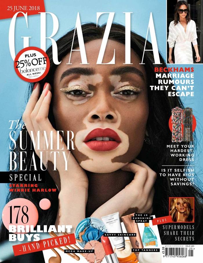 Winnie Harlow @ Grazia UK June 2018