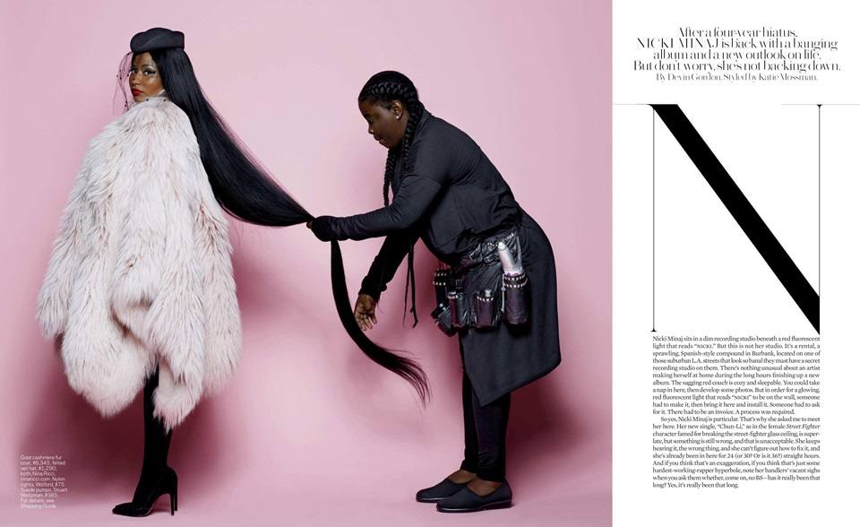 Nicki Minaj @ Elle US July 2018