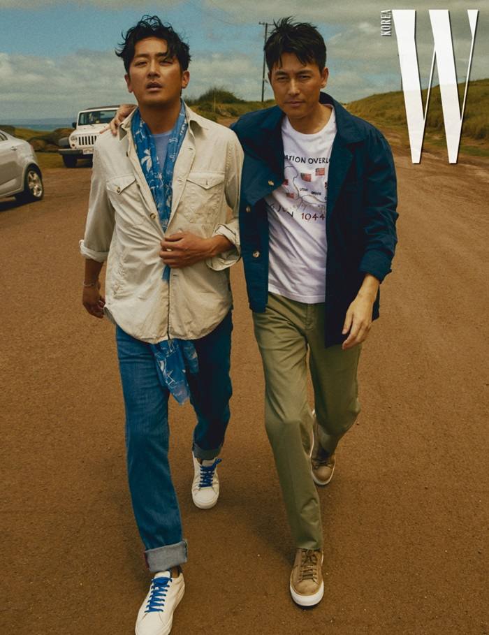 Jung Woo Sung, Ha Jung Woo & Lee Jung Jae @ W Korea June 2018
