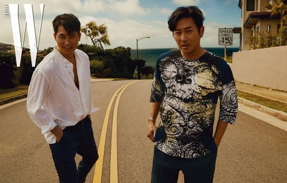 Jung Woo Sung, Ha Jung Woo & Lee Jung Jae @ W Korea June 2018