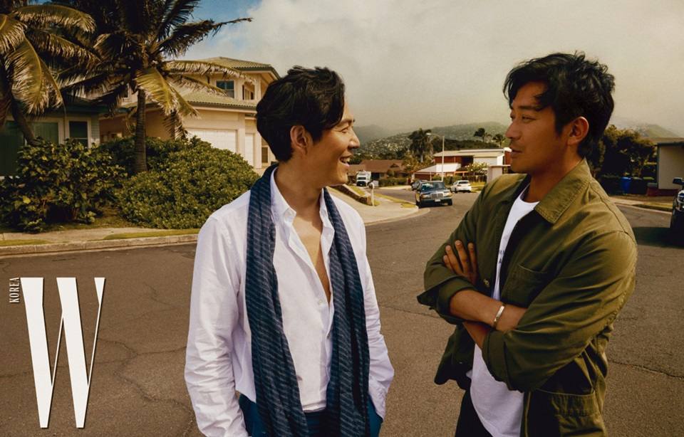 Jung Woo Sung, Ha Jung Woo & Lee Jung Jae @ W Korea June 2018