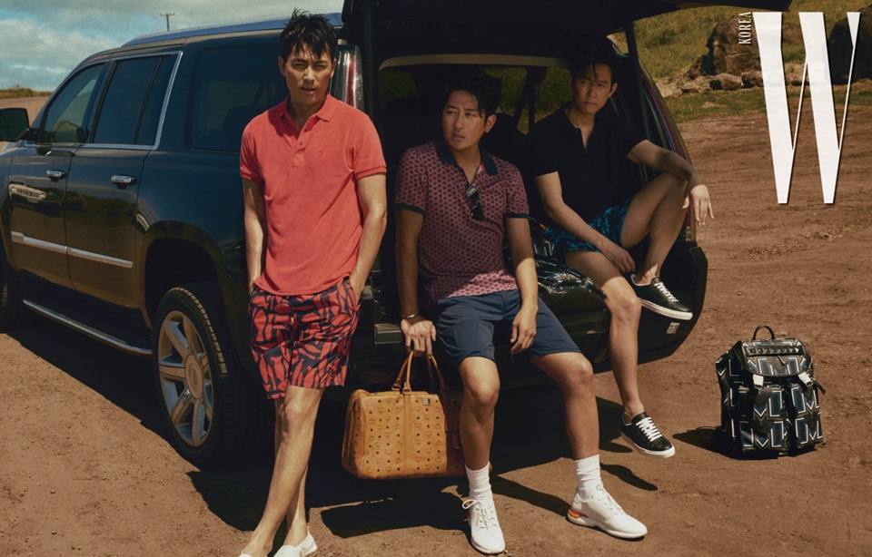 Jung Woo Sung, Ha Jung Woo & Lee Jung Jae @ W Korea June 2018