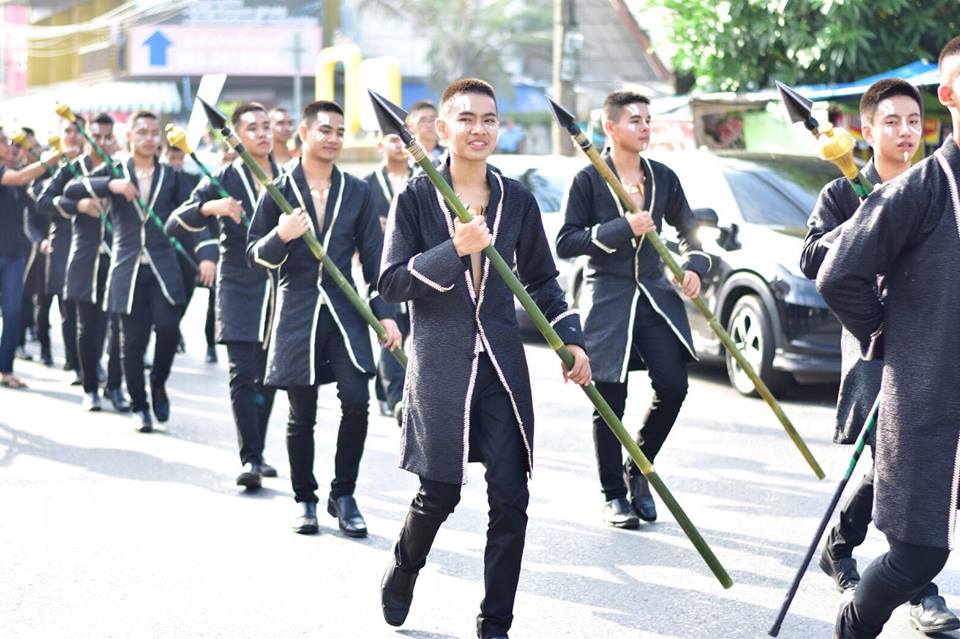 Drum Major Vakanda สีเขียว รร.แสงทองวิทยา