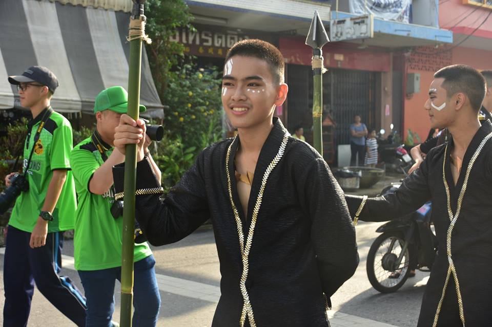 Drum Major Vakanda สีเขียว รร.แสงทองวิทยา