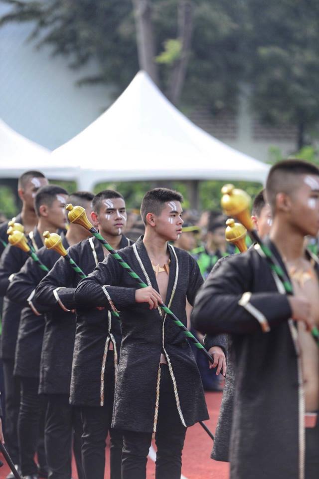 Drum Major Vakanda สีเขียว รร.แสงทองวิทยา