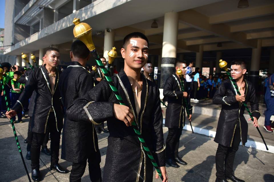 Drum Major Vakanda สีเขียว รร.แสงทองวิทยา