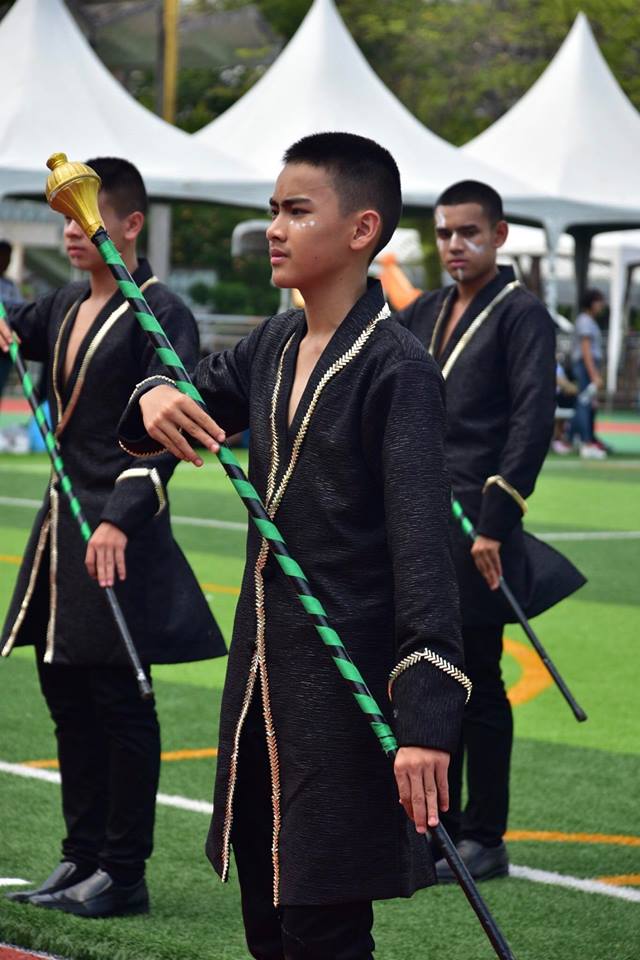 Drum Major Vakanda สีเขียว รร.แสงทองวิทยา