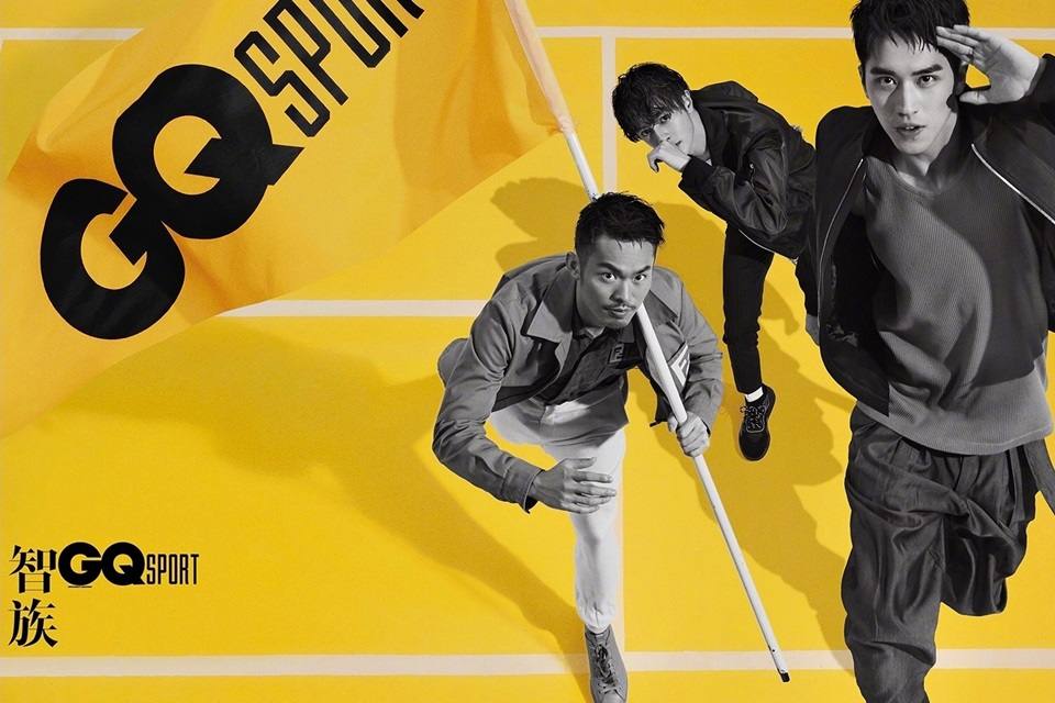 Xu Wei Zhou ,Lin Dan ,Guan Hong @ GQ sport China July 2018