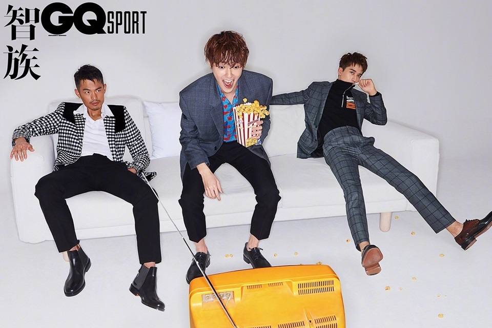 Xu Wei Zhou ,Lin Dan ,Guan Hong @ GQ sport China July 2018