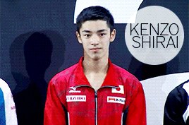 นักยิมนาสติกหนุ่มหล่อ Shirai Kenzo