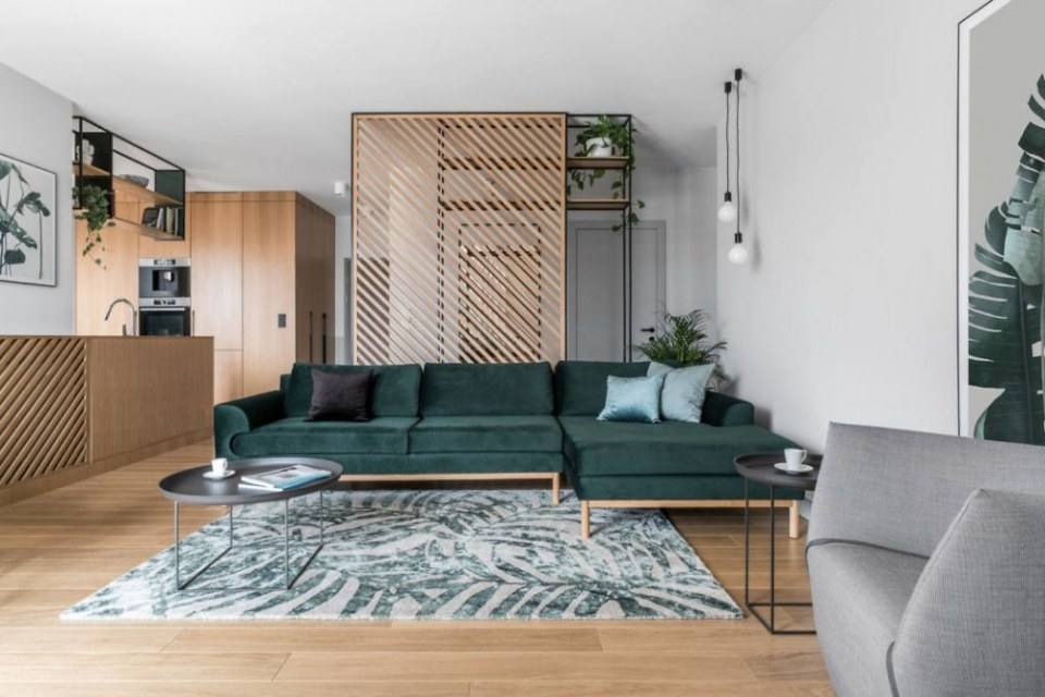 Beniowskiego Apartment by Raca Architekci