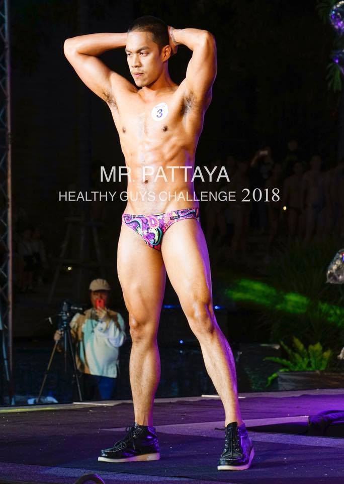 รอบชุดว่ายน้ำ Mister Pattaya Healthy Guys 2018